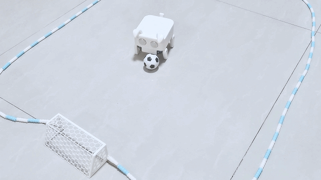 动作演示 头顶球